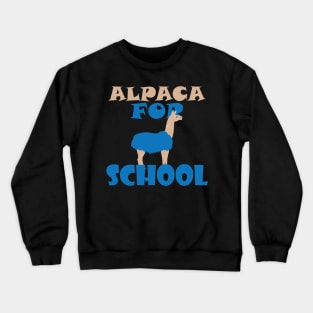 Alpaca school Crewneck Sweatshirt